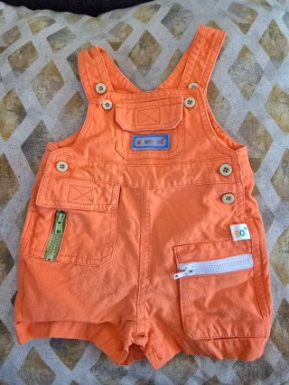 Mono corto bebé naranja