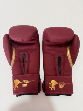 Guantes de boxeo Leone 1947 Bordeaux (Como nuevo)