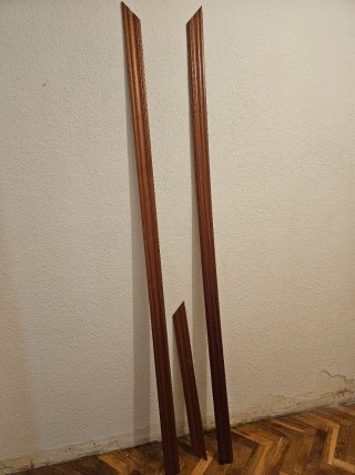 Puerta madera sapelly completa
