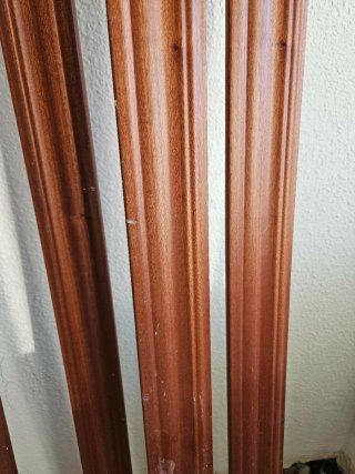 Puerta madera sapelly completa