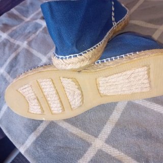 Espadrillas blu unisex taglia 40