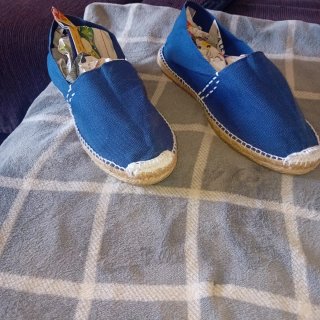 Espadrillas blu unisex taglia 40