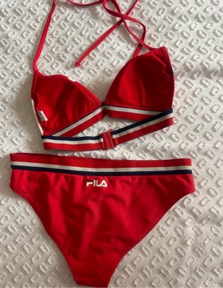 Bikini Fila Rojo Niña