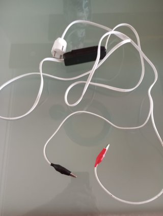 Adaptador eléctrico con pinzas para cera de miel
