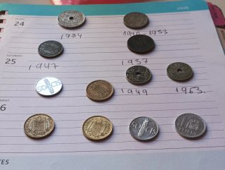 Lote monedas España