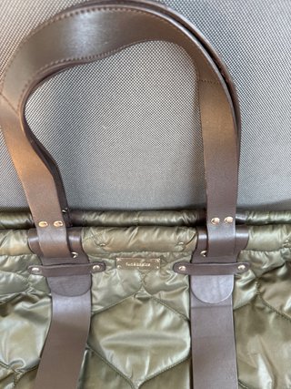Bolso Fun & Basics verde acolchado