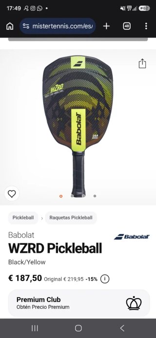 Raqueta Babolat WZRD Pickleball