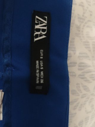 Falda short azul