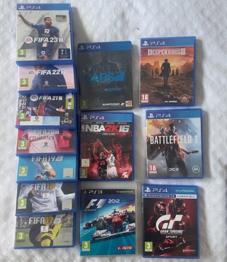 PS4 Pro 2 mandos, cables y juegos