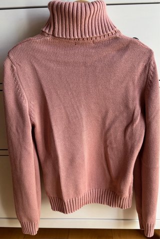 Jersey T.40 cuello alto rosa de Burberry