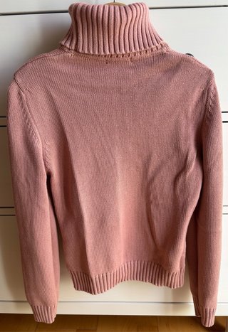 Jersey T.40 cuello alto rosa de Burberry