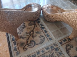 Zapatos dorados BUONARROTTI ceremonia