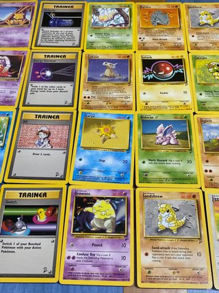36 cartas pokémon BASE SET 2 inglés