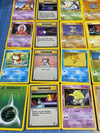 36 cartas pokémon BASE SET 2 inglés