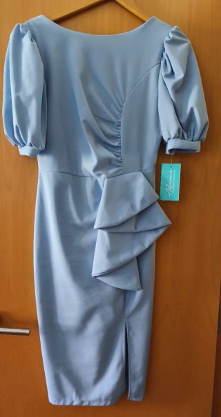 Vestido cóctel Adriana azul