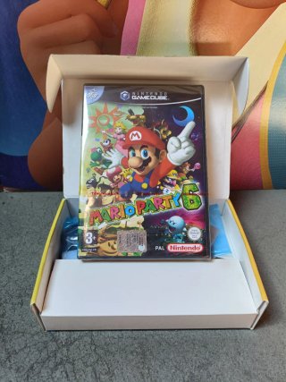 Nintendo GameCube Mario Party 6 + Microfono nuovo