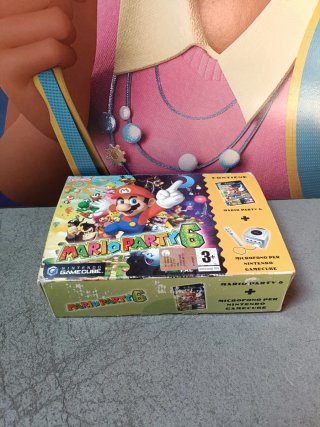 Nintendo GameCube Mario Party 6 + Microfono nuovo