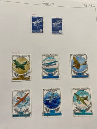 370 Sellos Unión Soviética 1974-79