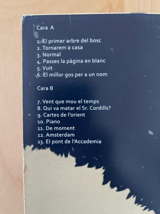 Vinilo Blaumut - el primer arbre del bosc