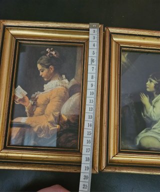 Set 2 Quadretti Dorati