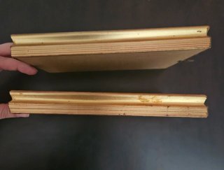 Set 2 Quadretti Dorati