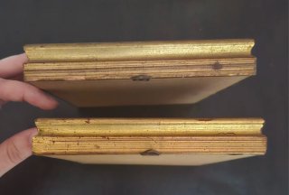 Set 2 Quadretti Dorati