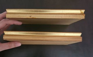 Set 2 Quadretti Dorati