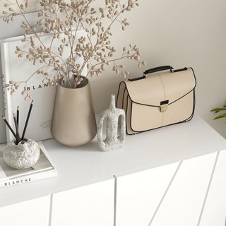 Zapatero Ahorrador de Espacio para 15-20 Pares de Zapatos, Mueble Zapatero de 2 Puertas con Estantes Regulables y Cierre Amortiguado, Blanco Brillante