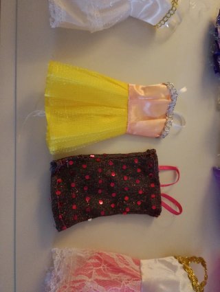 Lote vestidos Barbie