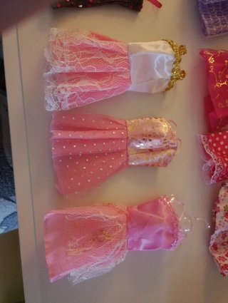 Lote vestidos Barbie