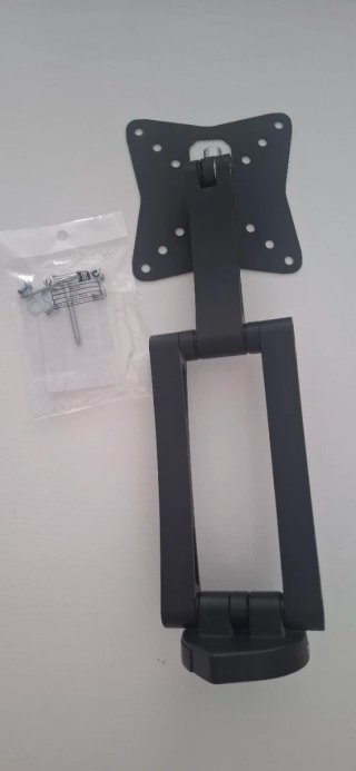 Soporte TV pared negro