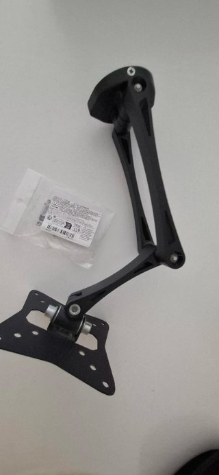 Soporte TV pared negro