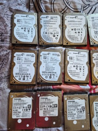Lote 20 Discos Duros 2.5 SATA 500GB