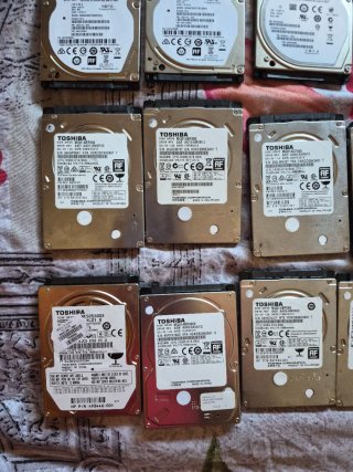Lote 20 Discos Duros 2.5 SATA 500GB