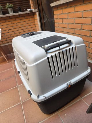 Transportín Perro XL IATA Negro/Gris