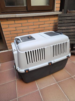 Transportín Perro XL IATA Negro/Gris