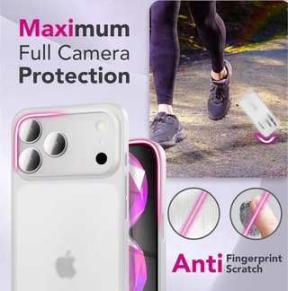 Cover Ultra Sottile Bianco Opaca iPhone 17 Pro Max