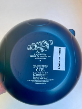 Palomitera Star Wars Mandalorian Grogu