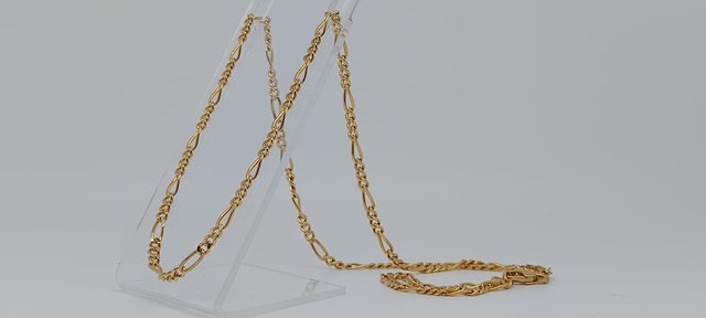 J-0851 Cadena Figaro Oro 18K