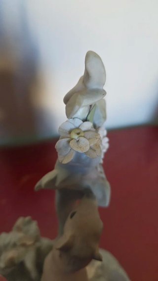 Figura Lladro armiño Erguido Porcelana