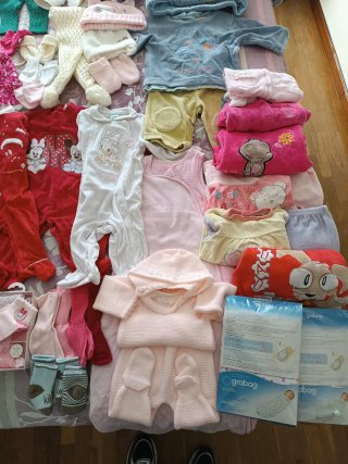 Lote Ropa Bebé Niña 0-6 Meses
