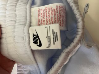 Pantalón Chandal Nike Blanco/azul celeste y Azul