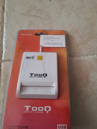 Lector DNI TooQ TQR-210W USB