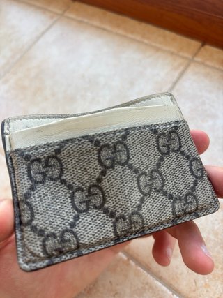 Portacarte Gucci Beige/Marrone