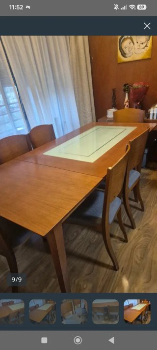Mesa de comedor extensible