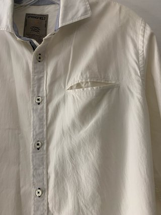 Camisa Springfield Talla L Slim Fit Blanca