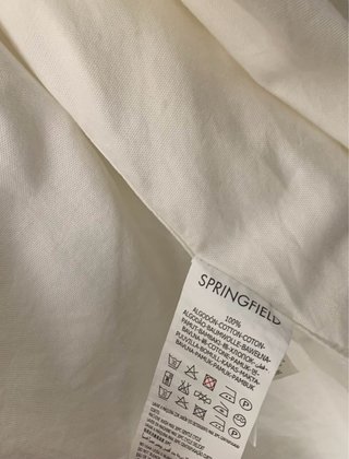 Camisa Springfield Talla L Slim Fit Blanca