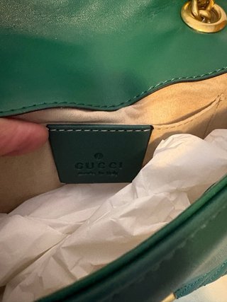 Bolso piel verde
