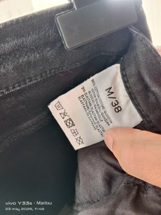 Pantalón vaquero VIVID negro talla M