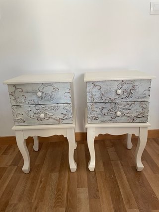 Conjunto de Muebles, tocador vintage Shabby Chic